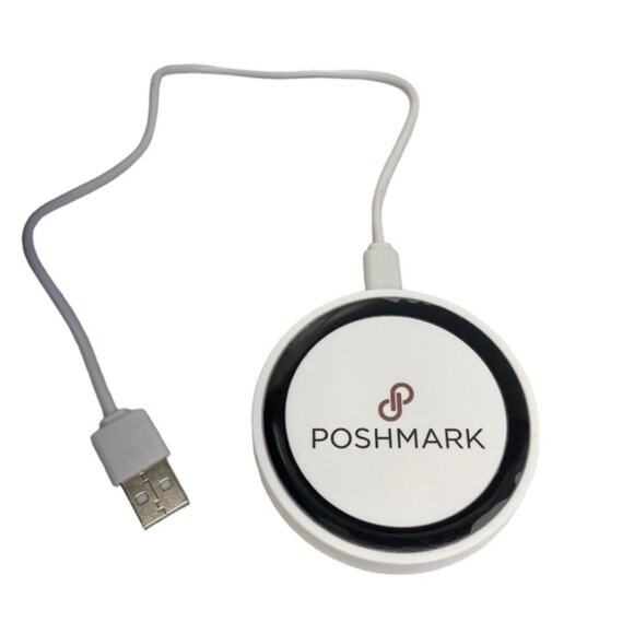 Poshmark Wireless Phone Charging Pad Logo Posh Swag - Picture 6 of 6